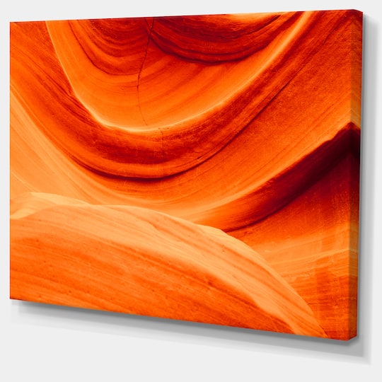 Designart - Antelope Canyon Orange Wall